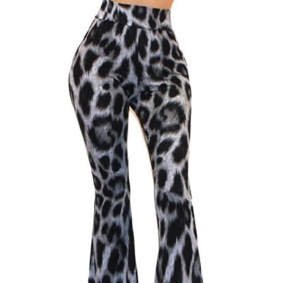 cheetah bell bottoms